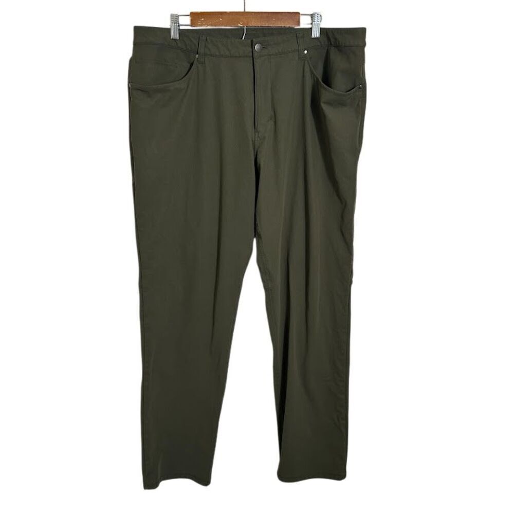 lululemon athletica Olive Green Stretch Chinos